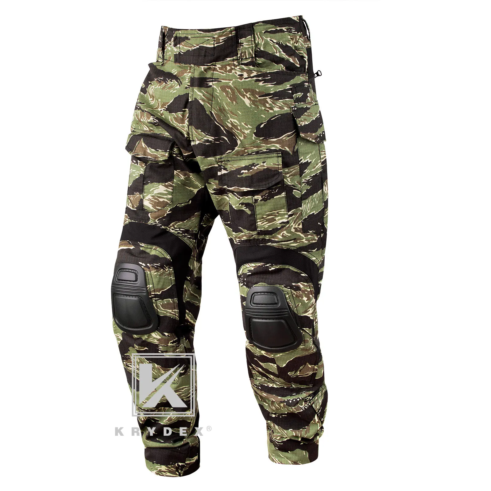 KRYDEX-pantalones de combate táctico de camuflaje, rodilleras, equipo de uniforme de caza al aire libre - imagen 3