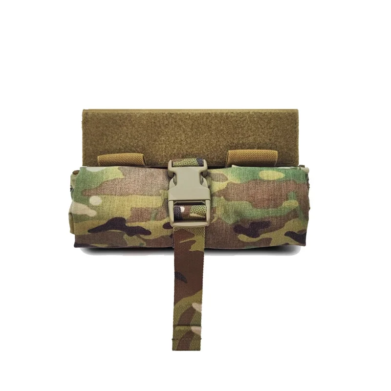 Bolsa plegable Airsoft Molle, bolsa táctica EDC, equipo extendido, Multicam, colgante inferior, almacenamiento de reciclaje, bolsa Abdominal - imagen 4