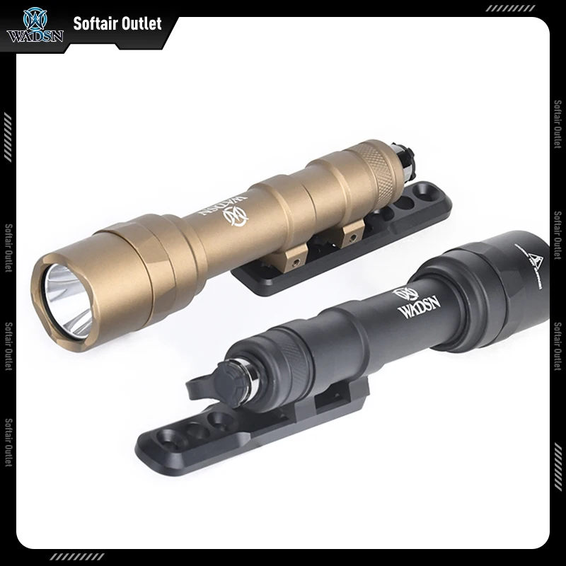 Wadsn linterna táctica M600U para caza, Airsof Surfire M600, Base compatible con Mlok Keymod - imagen 5