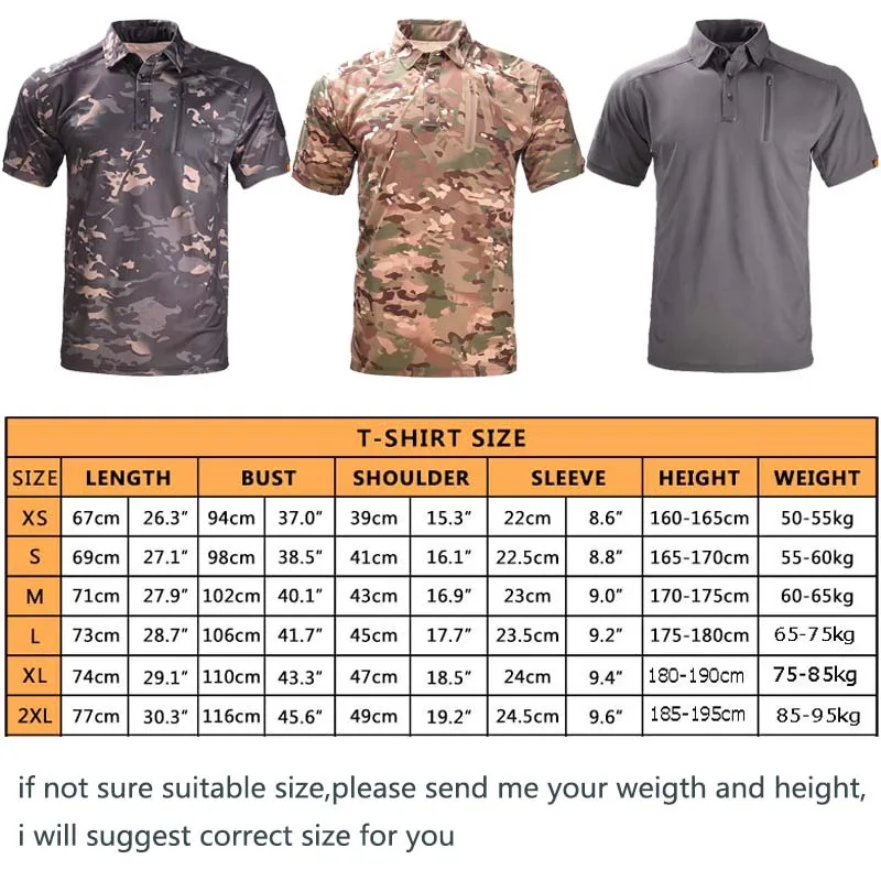 Camiseta de camuflaje táctico para hombre, camisas de combate del ejército informales resistentes al desgaste, ropa de caza de secado rápido, ropa militar transpirable - imagen 3