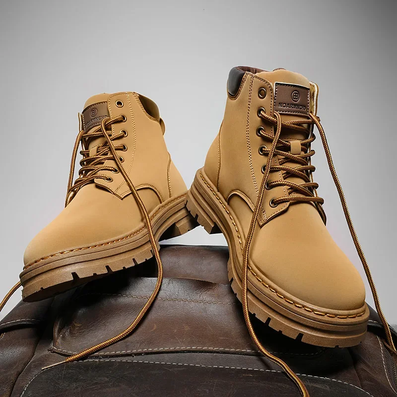 Zapatos de seguridad para hombre, zapatos de seguridad resistentes al desgaste para exteriores, zapatos de seguridad deportivos impermeables y antideslizantes para hombre - imagen 4