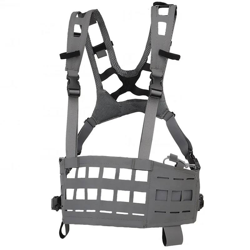Plataforma de pecho de aventura |   Plataforma de engranajes compatible con MOLLE Diseño SPC liviano |   Para actividades al aire libre Chest Rig - imagen 5