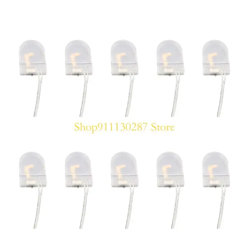 J1HC Paquete 10 Uds CR2032 LIR2032 soporte batería con tapa abatible para dispositivos electrónicos