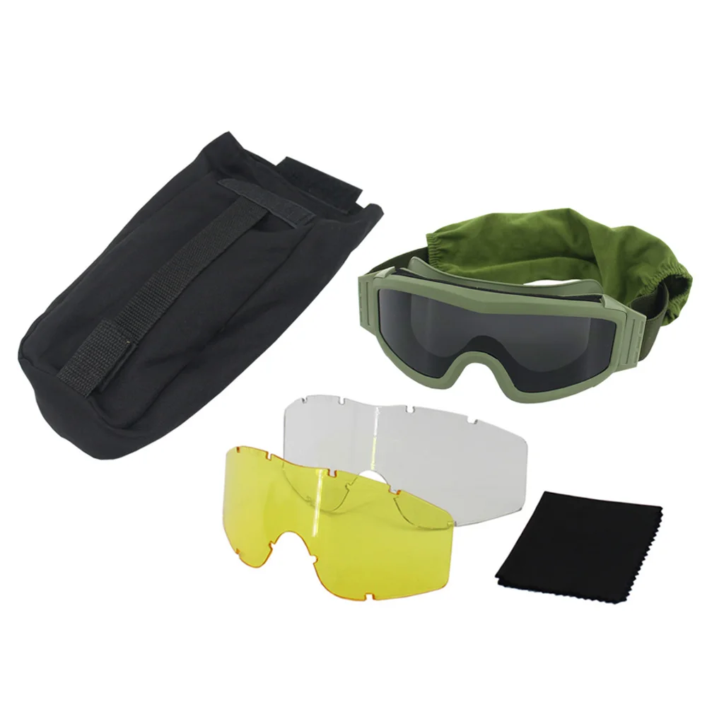 Gafas tácticas para Airsoft, lentes a prueba de viento, antivaho, Paintball CS, senderismo al aire libre, Montañismo - imagen 4