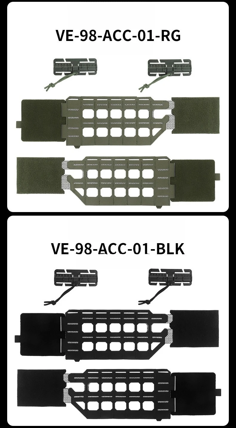 Soporte de cintura ligero estilo K adaptado al chaleco serie K accesorio de liberación rápida para sistema Molle - imagen 5