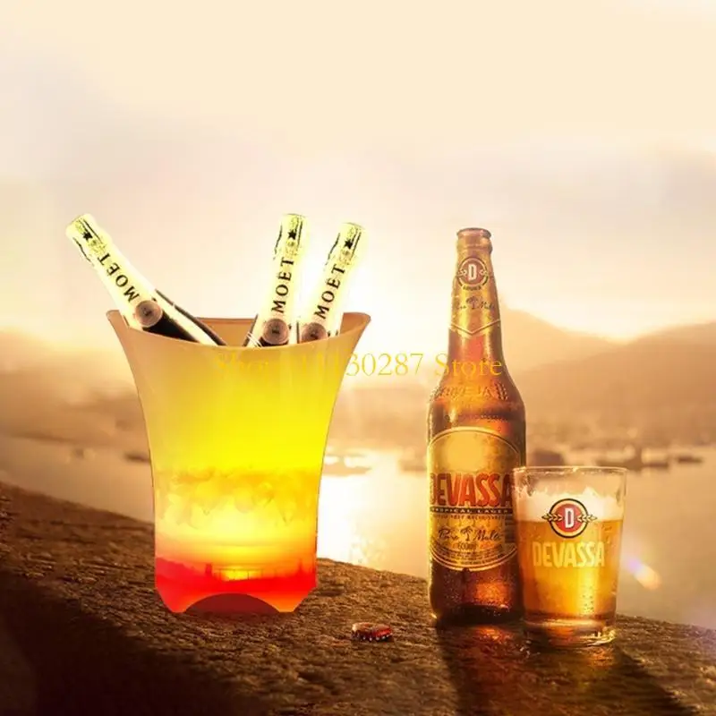 J1HC LED CUBE ICE CON ALTAJE enfriador portátil para fiestas y aire libre - imagen 2