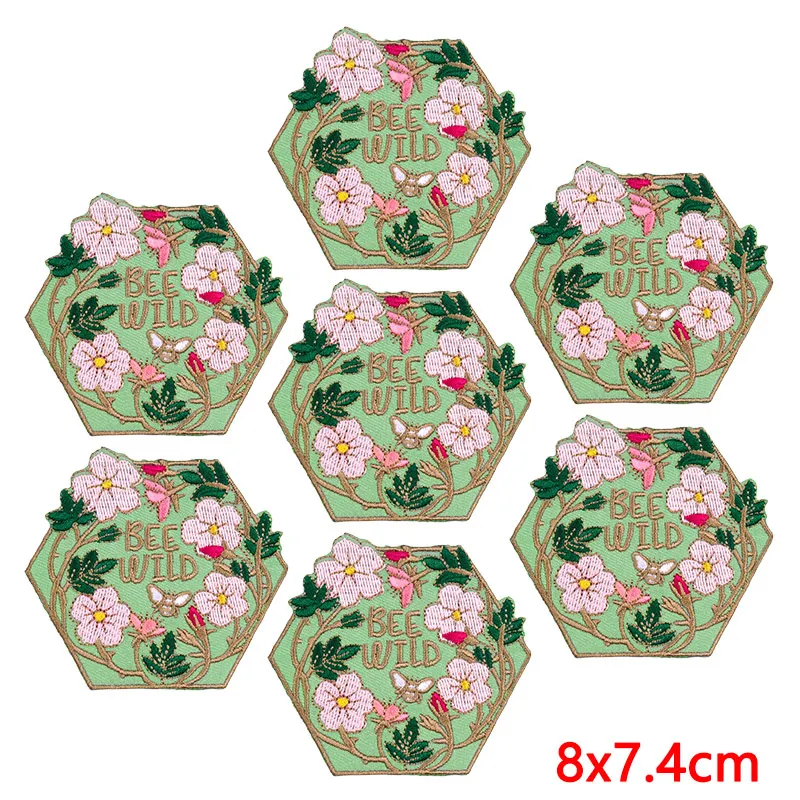 10 unids/lote parche para senderismo de montaña al aire libre Van Gogh impresionista hierro en parches bordados en ropa parches artísticos para chaqueta - imagen 2