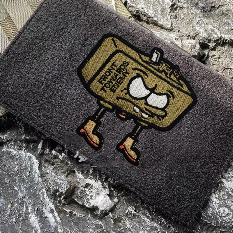 Parche de animales divertido, tácticas, insignias bordadas de moral, gancho y bucle, mochila, accesorios de decoración de ropa, pegatinas, brazalete - imagen 3