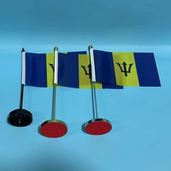 Bandera de escritorio Barbados en poliéster para oficina