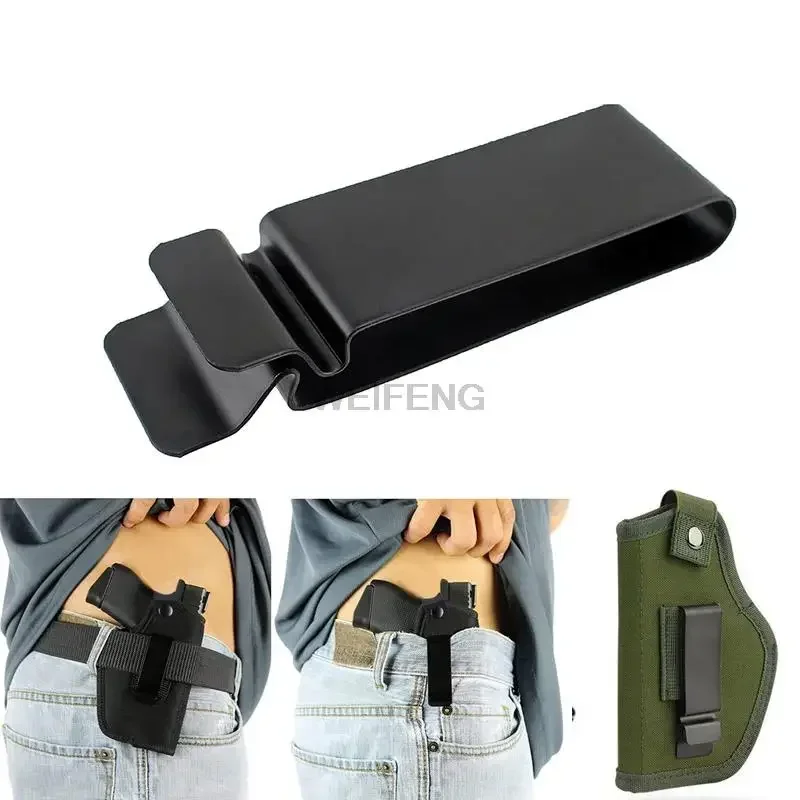 Funda táctica pistola IWB OWB oculta con clip acero inoxidable - imagen 3