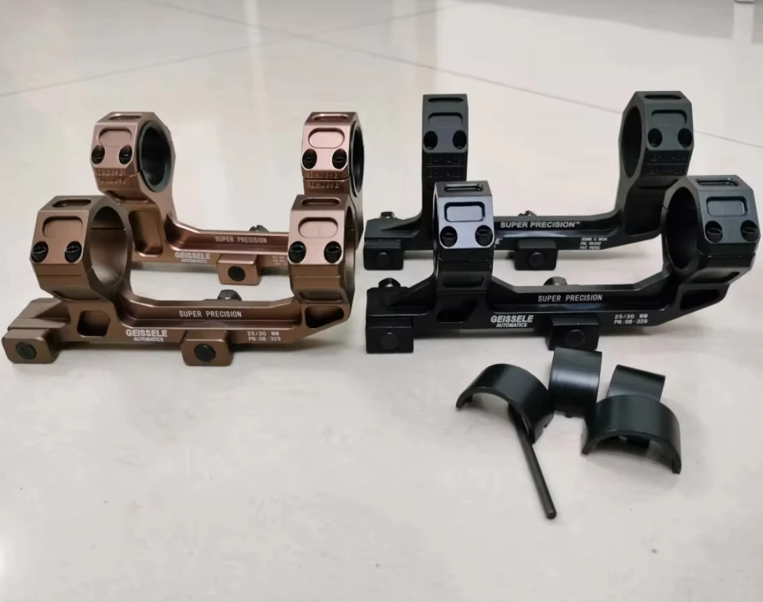 GEISSEL Automatics AR15 AK47 AK74 montaje de alcance montaje de mira óptica anillos de escopeta mira telescópica para riel de 11mm 20mm HK416 - imagen 3