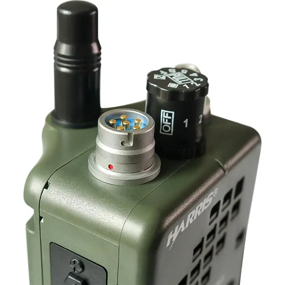 HEARING TACTICAL Tactical AN / PRC 152 Harris Militar Radio Ommunicación Caso Modelo Virtual PRC 152 para Táctico 6pin Ptt - imagen 4
