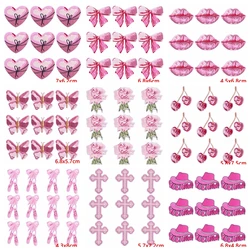 Parche termoadhesivo bordado flores mariposas para chaqueta táctica