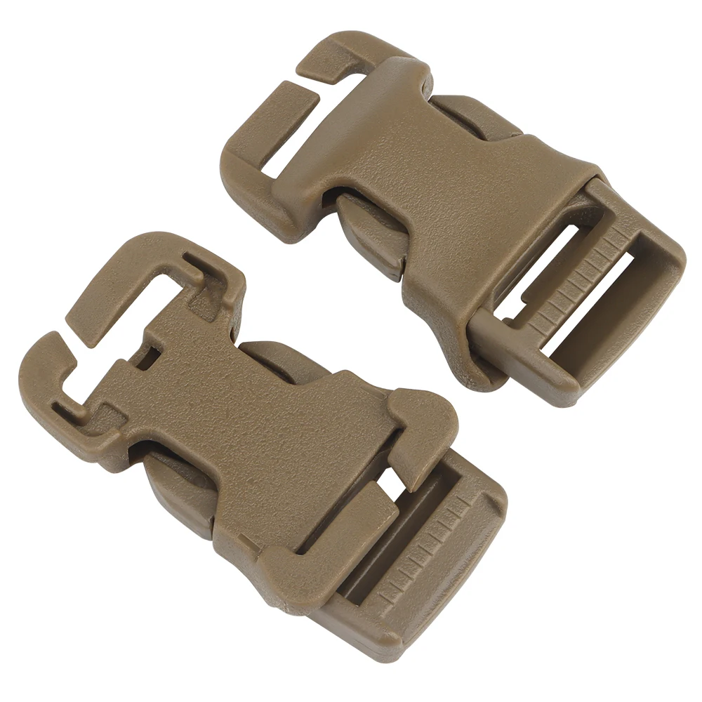 Hebilla de 1 pulgada, montaje en superficie de fijación rápida, correas tácticas Mil-spec MOLLE PALS, chaleco de caza Airsoft, punto de fijación Modular - imagen 4