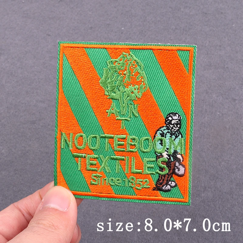 Parche bordado de cerveza Kruikenstad Peeenrijk, parches para planchar para ropa, parches bordados de Carnaval de Países Bajos en la ropa - imagen 4