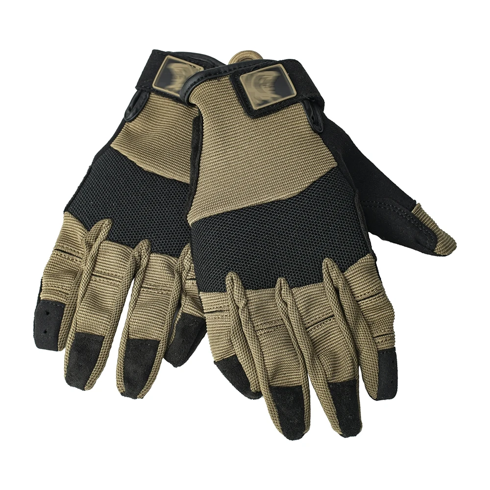 Guantes de tiro tácticos Alpha guantes de dedo completo transpirables ligeros antideslizantes pantalla táctil para acampar al aire libre montar