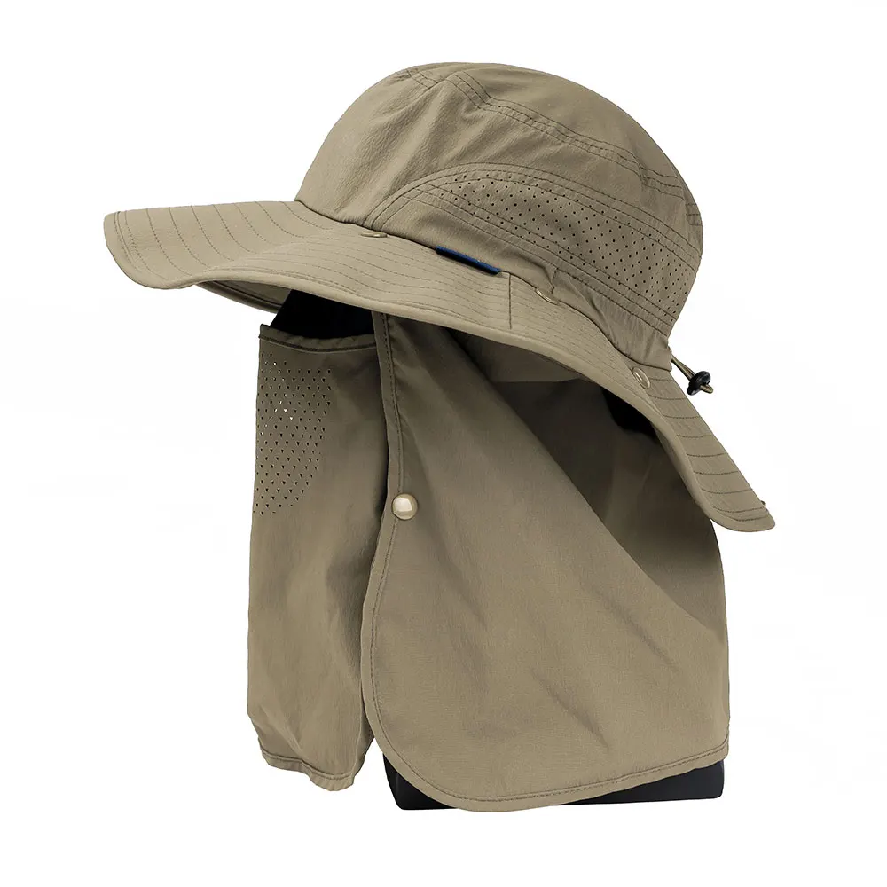 Emersongear BlueLabel sombrero con volantes caza al aire libre Camping máscara facial desmontable gorra de Panel trasero sombreros a prueba de sol Camo EMB9744 - imagen 5