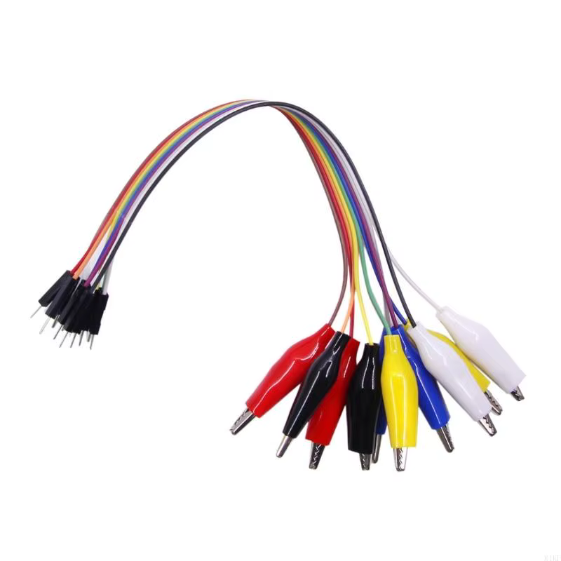 Cable de prueba con pinza cocodrilo y conectores banana circuito - imagen 2