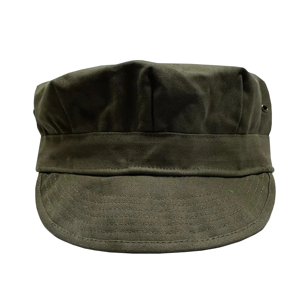 Sombrero octogonal de soldado americano de la Segunda Guerra Mundial, sombrero verde Retro americano para hombres, sombrero de repetición de historia, sombrero de montaña decorativo para la Segunda Guerra Mundial - imagen 3