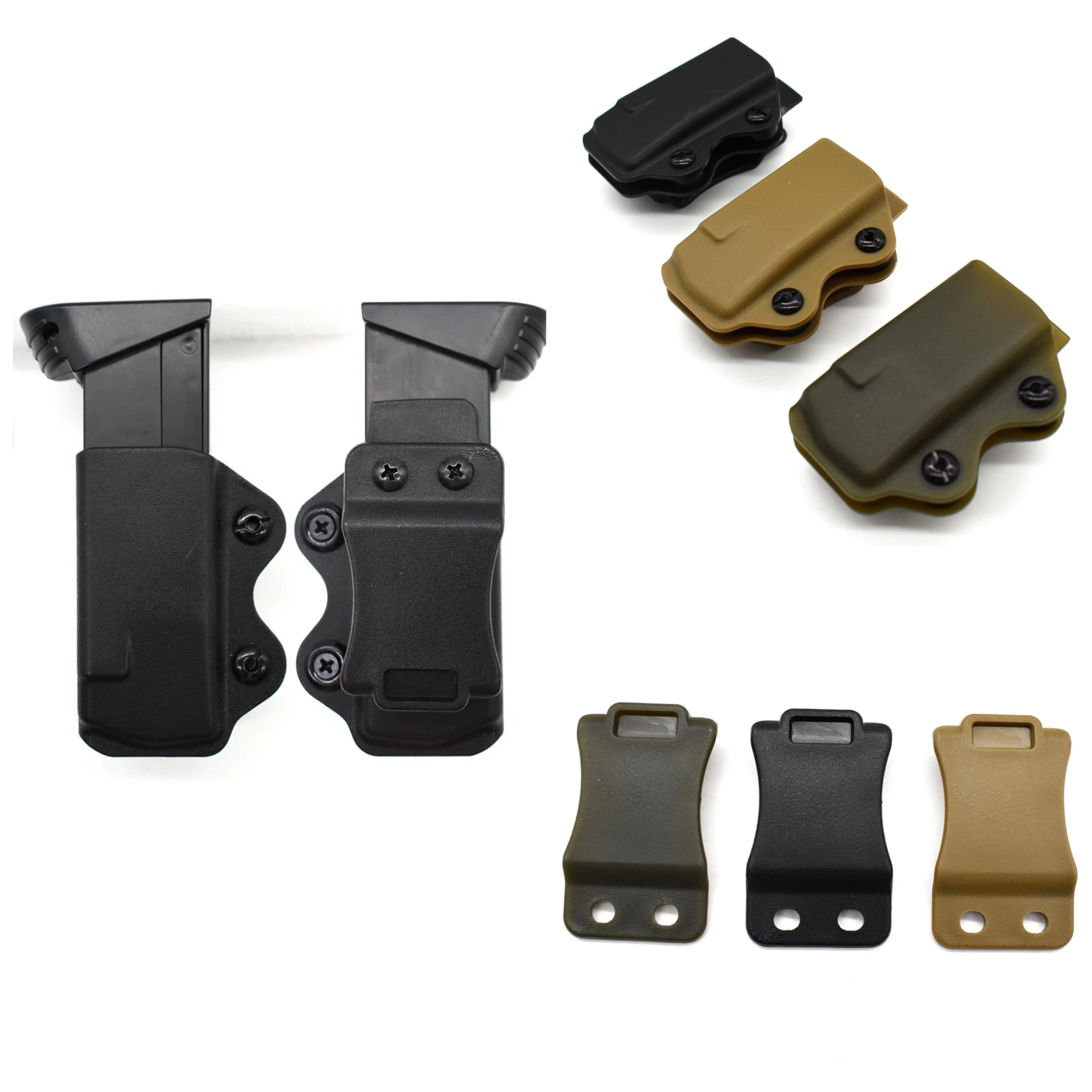 IWB Kydex-funda para revista, accesorios de caza ocultos, soporte magnético para G17 19 23 26 27 31 32 33 G2C