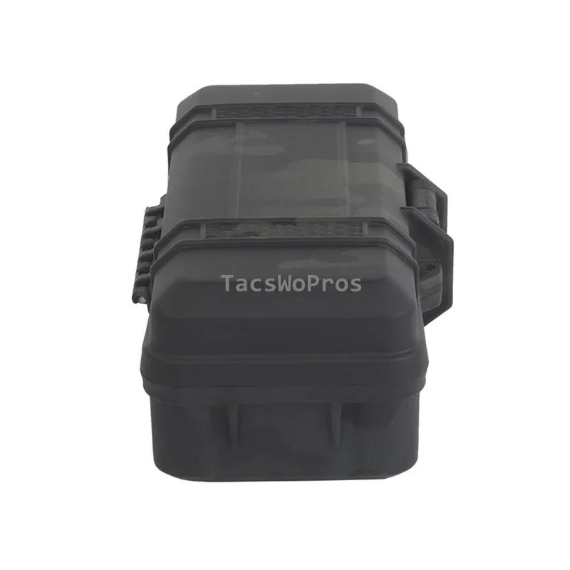 Caja de almacenamiento de herramientas de caza táctica, linterna de tiro Airsoft para exteriores, estuche de tienda de protección acolchado de espuma láser, 15,2x6,3 cm - imagen 5