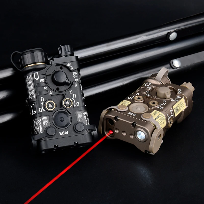 Linterna láser táctica Picatinny 20mm LED blanca IR Airsoft caza - imagen 5