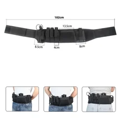 Funda táctica oculta para pistola con cinturón y banda ventral