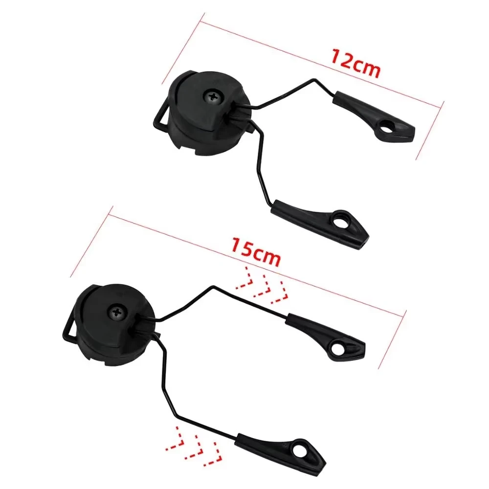 Calentador electrónico ARC OPS-CORE, adaptador de riel para casco, soporte táctico para auriculares para Howard Leight Impact, auriculares deportivos para caza y tiro - imagen 4