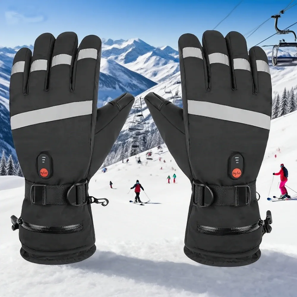 Guantes tácticos calefactables – Impermeables invierno para moto - imagen 5