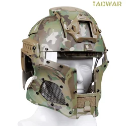 Casco Airsoft medieval táctico cara completa con visera