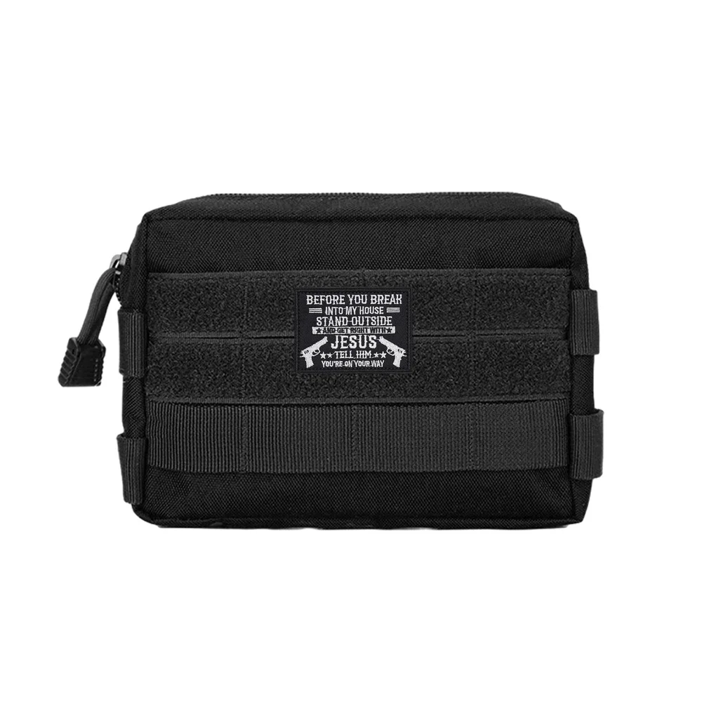 Jesús TELL HIM táctico divertido humorístico Meme parche Velcros gancho bucle insignia militar bordado para DIY gorra mochila Jeans - imagen 4