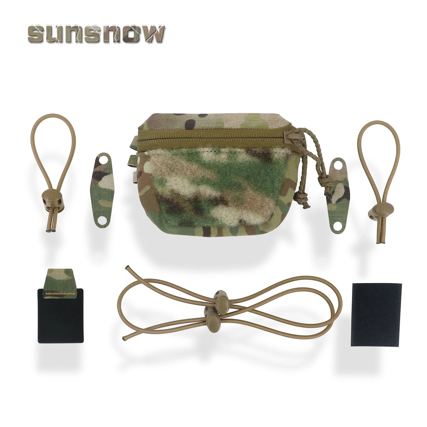 Bolsa de batería táctica, bolsa trasera Universal para casco, equipo de contrapeso NVG, equipo de caza, entrenamiento Airsoft ﻿ - imagen 4