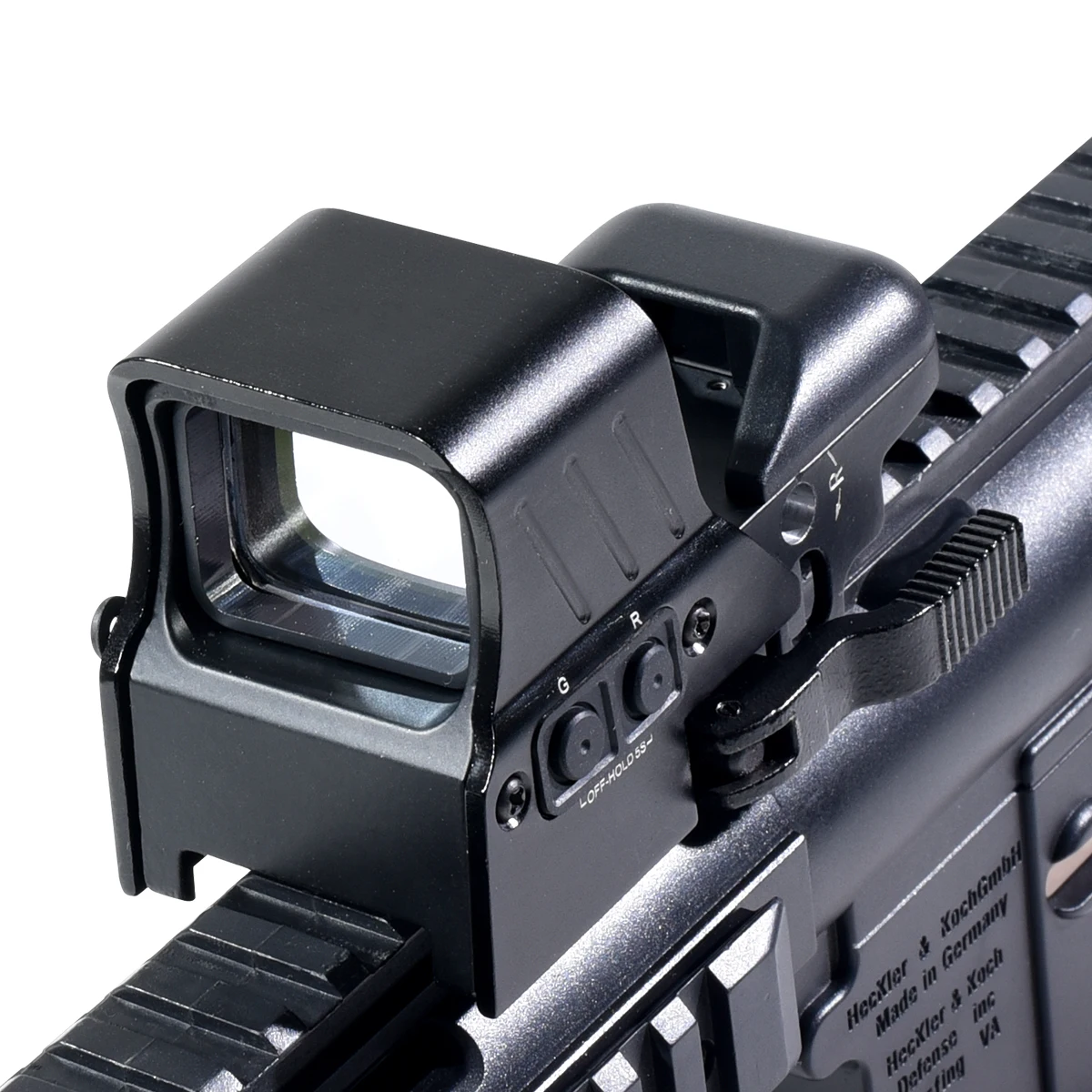 HD118 103 mira óptica holográfica táctica de 4 retículas de punto rojo/verde para montaje en riel Picatinny de 20mm Airsoft/mira telescópica de caza - imagen 2