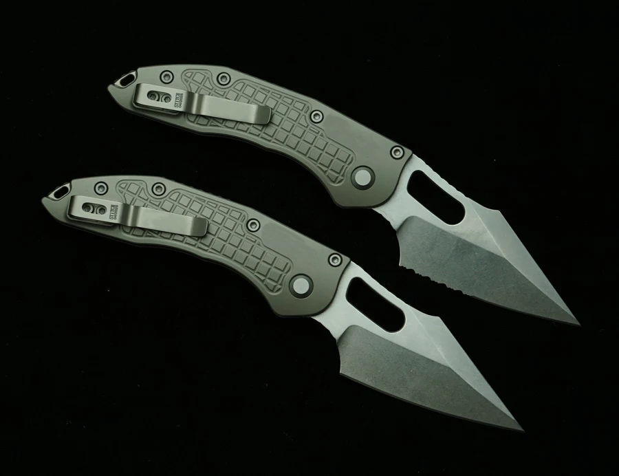 LEMIFSHE Stitch RamL cuchillo plegable acero M390 mango titanio - imagen 3