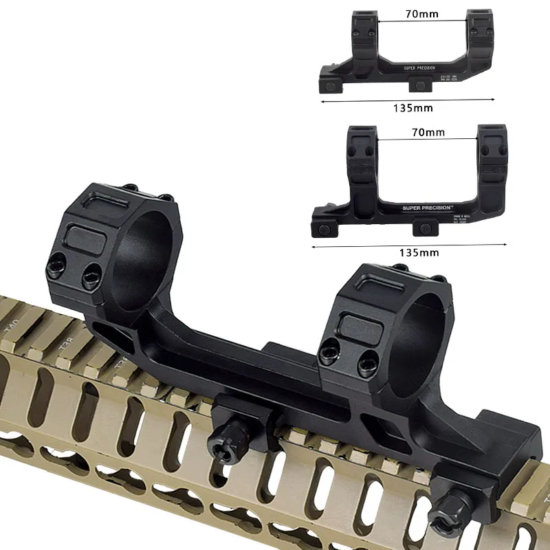 Soporte táctico GEISSELE AR15 voladizo para mira telescópica Airsoft para anillos de 25,4mm 30mm Base de perfil riel de 20mm 1,54 1,93 montaje 34mm - imagen 3