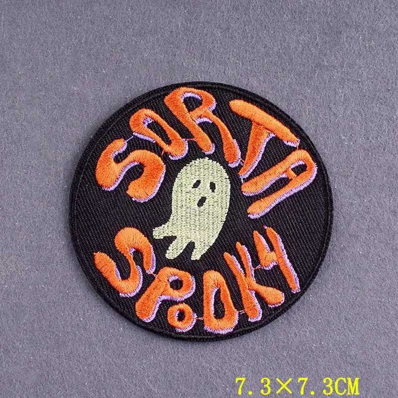 Parches bordados de Humor negro en la ropa, rayas, eslogan divertido DIY, parches para planchar en la ropa, insignias en la decoración de la mochila - imagen 4