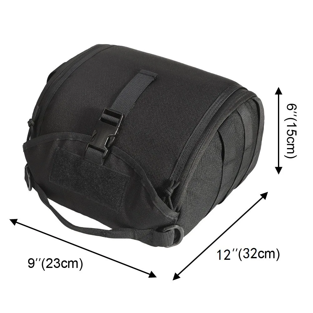 Bolsa táctica para casco MOLLE, multiusos, para deportes al aire libre, caza, entrenamiento de combate, Airsoft, almacenamiento rápido para casco, bolsa de transporte - imagen 2