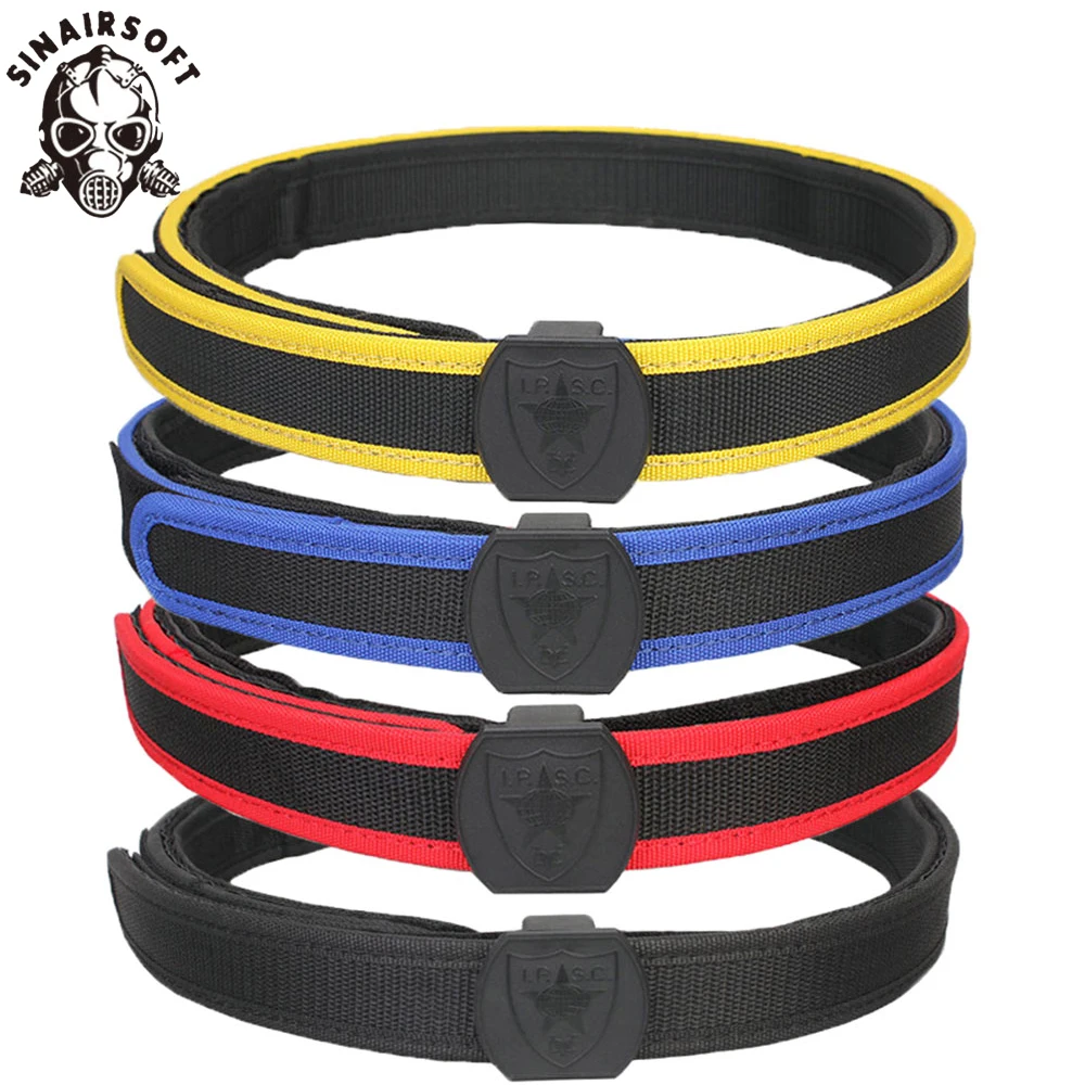 Equipo táctico de alta velocidad, cinturón de tiro profesional, IDPA, IPSC, ajustable, interior, exterior