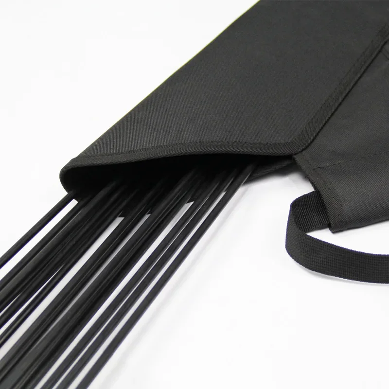 Bolsa de transporte para tiro con arco y flecha colgante en la cintura con aljaba de cadera de 3 tubos con bolsillos cinturón ajustable - imagen 4