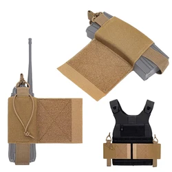 Chaleco táctico V2 estilo Ferro, bolsa elástica para soporte de Radios AR15 M4 5,56, bolsa Mag FCPC V5, equipo de caza Airsoft, paquete lateral de Radio