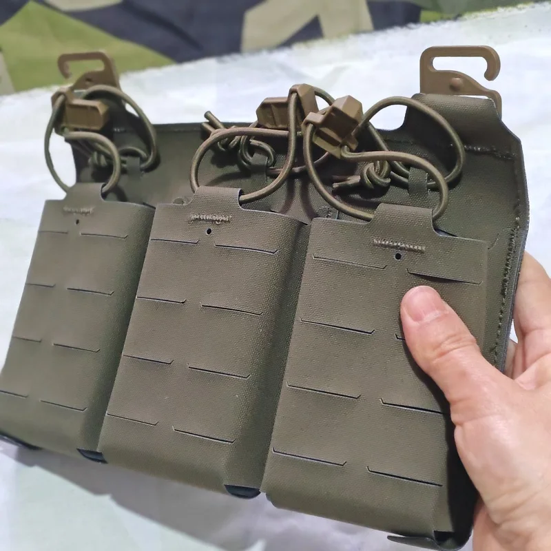Bolsa portacargadores triple MOLLE – Compatible con chalecos tácticos - imagen 5