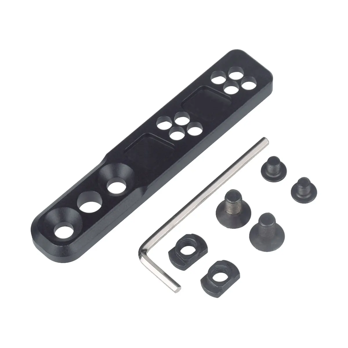 Adaptador de montaje de luz de explorador táctico, linterna de bloqueo Picatinny de riel de M-LOK para luz de huella de la serie Surefire M300 M600 - imagen 5