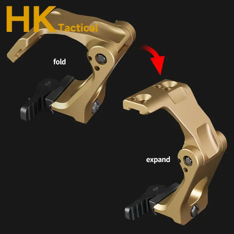 Soporte plegable táctico de Metal UN para G33 G43, soportes de lupa, montaje de alcance, riel de 20MM, accesorios para armas de liberación rápida - imagen 5