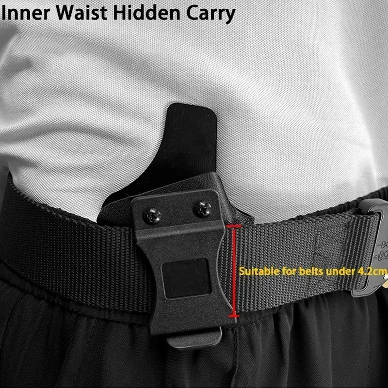 Funda táctica para Taurus G2c TH9 S & W Glock 17/22/31/43 Sig P365 Colt 1911, fundas para pistola IWB 9x19mm, funda para pistola de transporte oculto - imagen 2