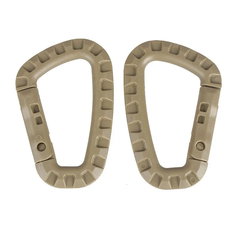 Cincha de bloqueo de 5 piezas, hebilla de cierre rápido, mosquetón de grillete, Clip para mochila de montaña, Molle, Campamento, escalada al aire libre - imagen 3