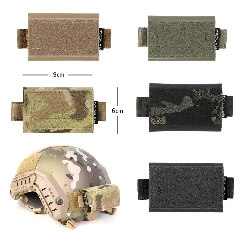 AXL Estuche portabaterías táctico – Bolsa MOLLE para casco