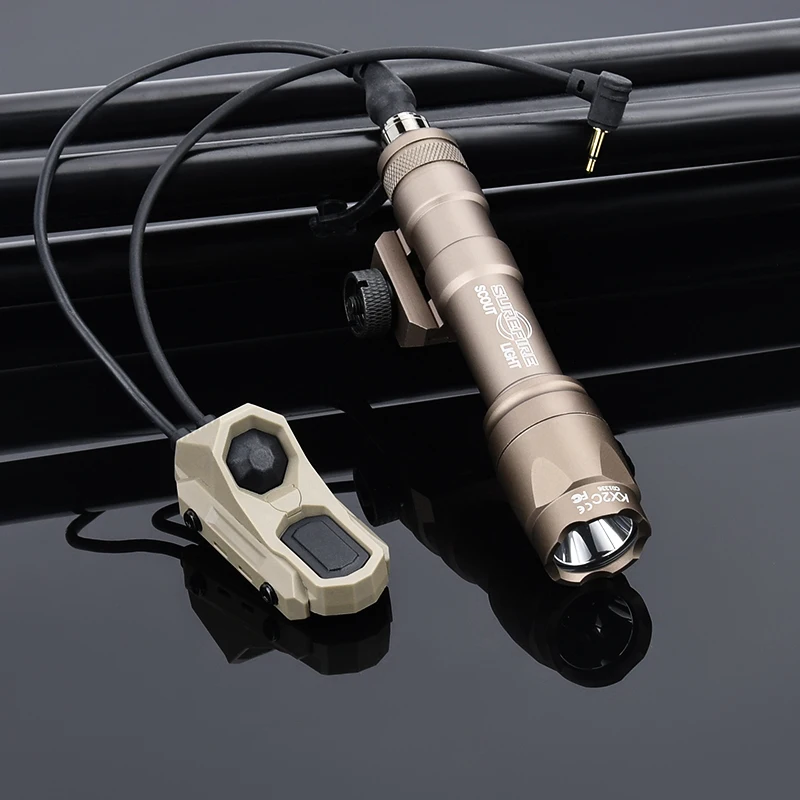 WADSN-linterna M600 M600C AXON, interruptor Dual, enchufe 2,5/SF, caza táctica SF Surefir, luz exploradora, equipo Airsoft apto para riel de 20mm - imagen 5