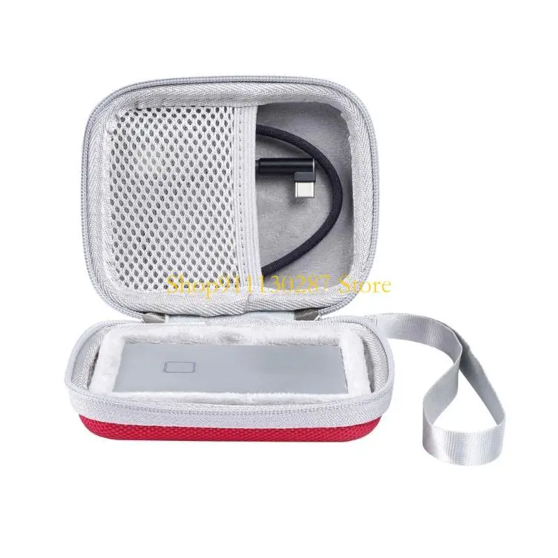 Bolsa almacenamiento dura J1HC para T7/T7 touch SSD, bolso EVA con correa - imagen 2