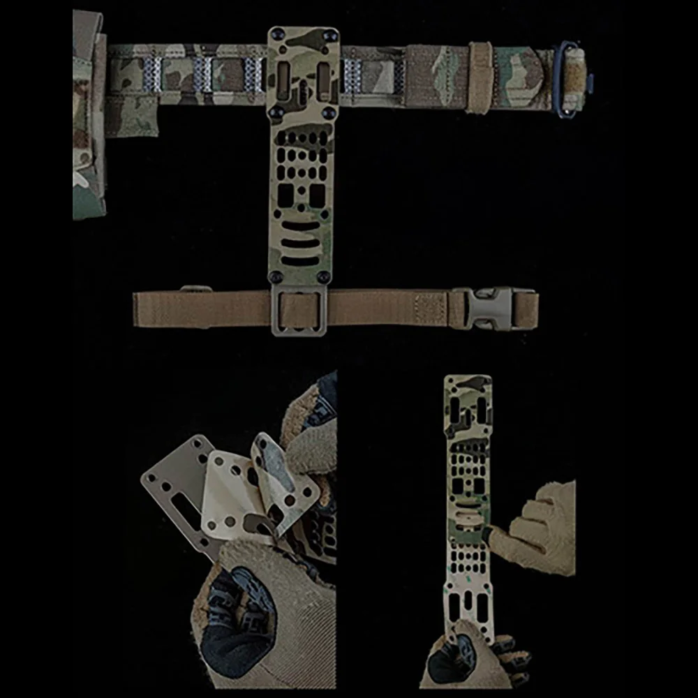 Adaptador de funda de pistola Modular de Metal táctico, pegatina para caza al aire libre, adaptador de funda Airsoft, accesorios de camuflaje - imagen 2