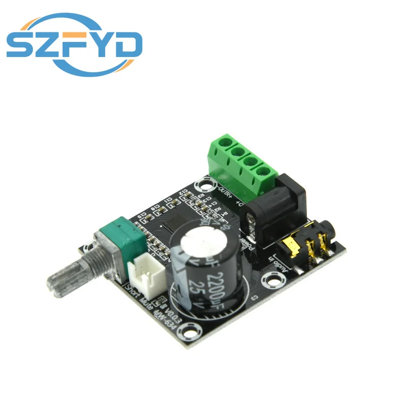 PAM8610 placa amplificadora de potencia HD de doble canal 12V amplificador de potencia digital puro 15W * 2 módulo amplificador de potencia - imagen 3